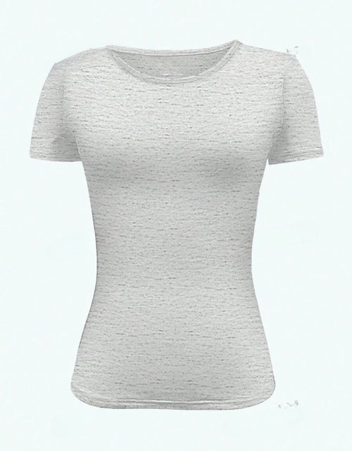 Load image into Gallery viewer, Round Neck Short Sleeve T-Shirt
