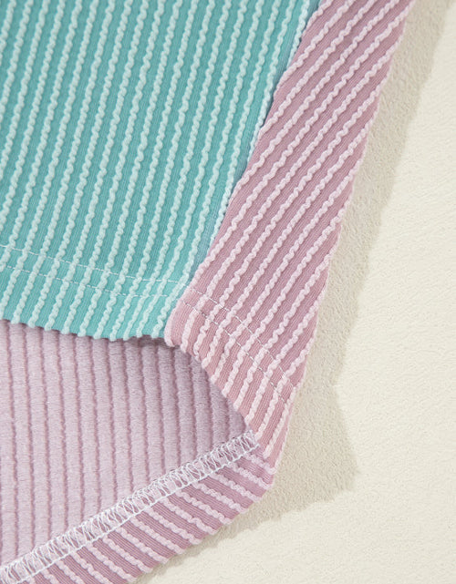 Load image into Gallery viewer, Color Block Corded Button Up Shacket
