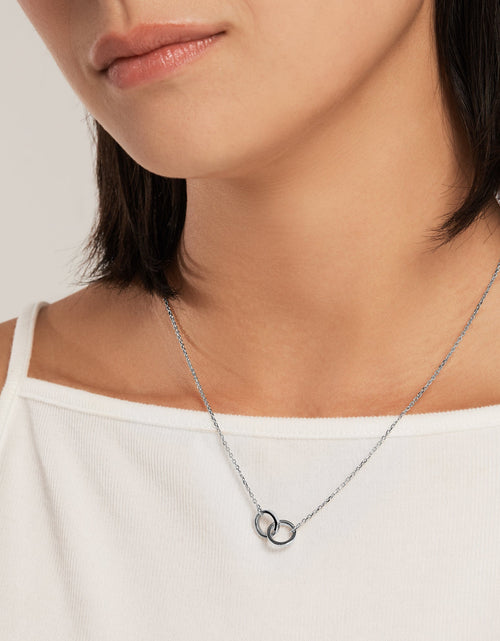 Load image into Gallery viewer, 14k Solid Gold Interlocking Necklace by Italic
