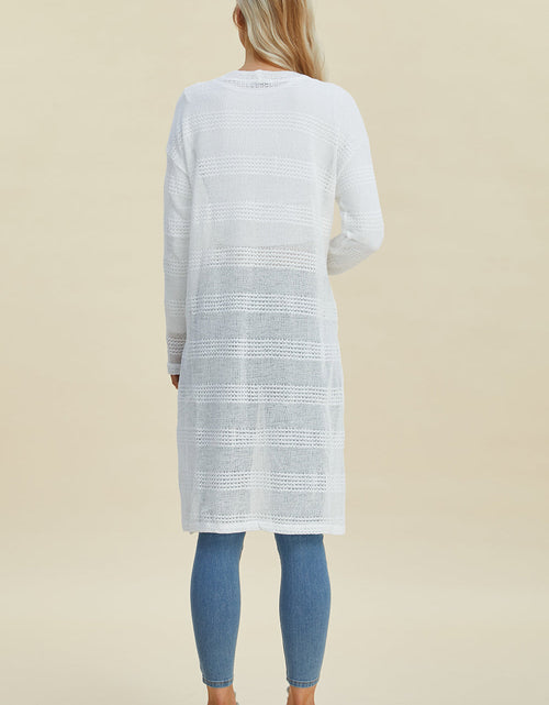 Load image into Gallery viewer, Double Take Full Size Open Front Longline Cardigan
