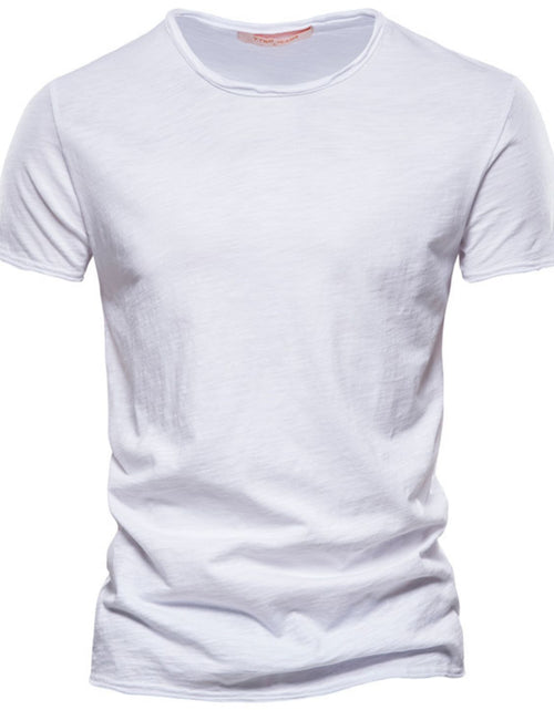Load image into Gallery viewer, Men's Full Size Round Neck Short Sleeve T-Shirt Plus Size
