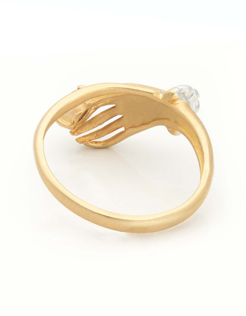 Load image into Gallery viewer, Vintage Austrian Crystals 18k Yellow Gold Matte or Polished Finish Made in USA by PVD Vintage Jewelry
