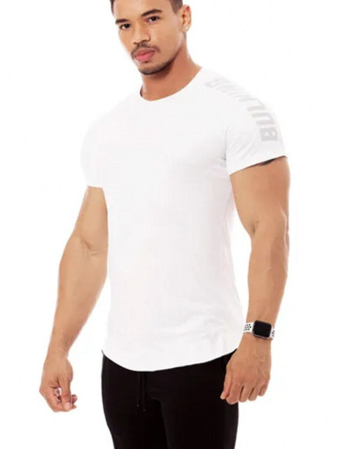 Load image into Gallery viewer, Men's Plus Size Letter Round Neck Short Sleeve T-Shirt
