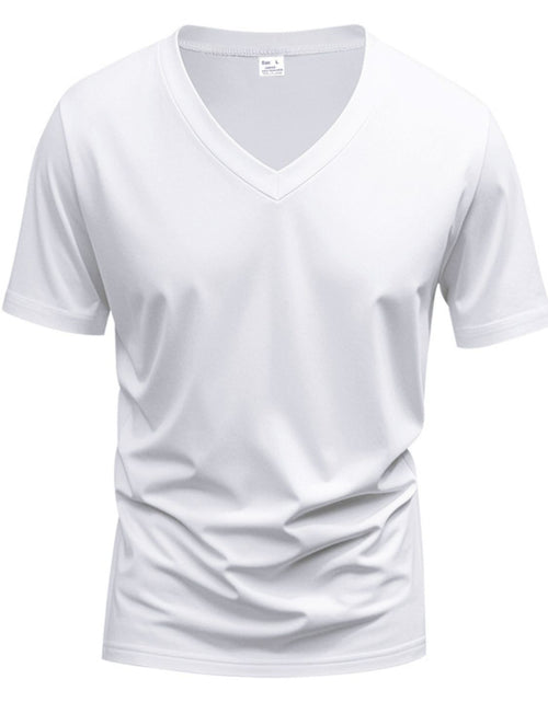 Load image into Gallery viewer, Men's Full Size V-Neck Short Sleeve T-Shirt Plus Size
