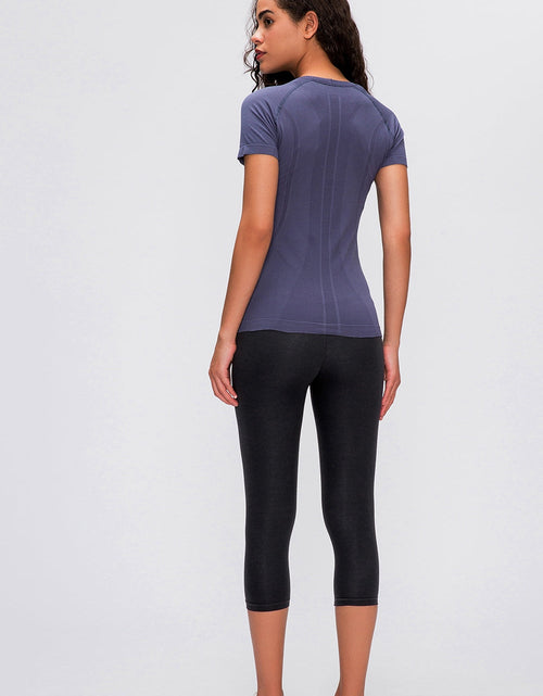 Load image into Gallery viewer, Millennia Round Neck Short Sleeve Active T-Shirt
