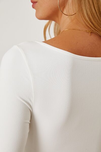 Load image into Gallery viewer, Ruched Long Sleeve T-Shirt
