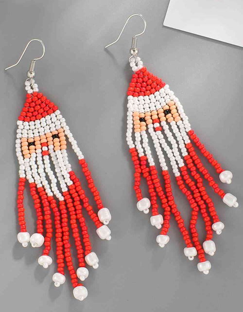 Load image into Gallery viewer, Christmas Beaded Earrings
