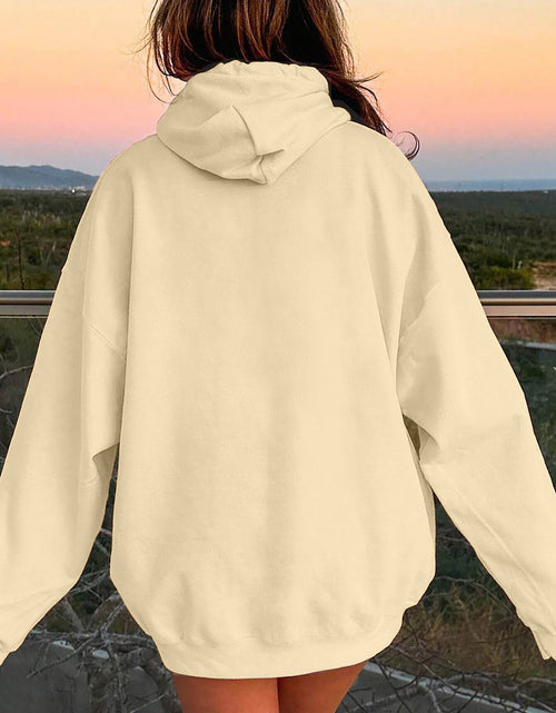 Load image into Gallery viewer, Drawstring Dropped Shoulder Hoodie
