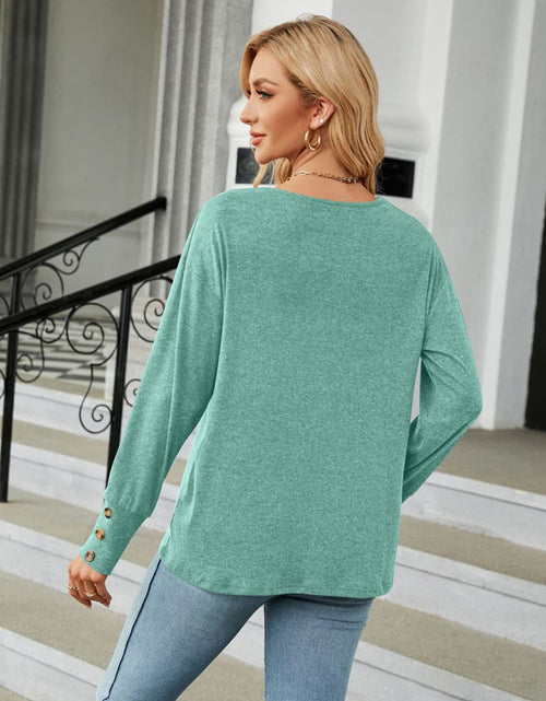 Load image into Gallery viewer, V-Neck Long Sleeve T-Shirt
