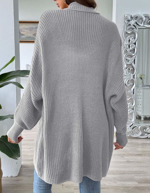 Load image into Gallery viewer, Open Front Long Sleeve Cardigan
