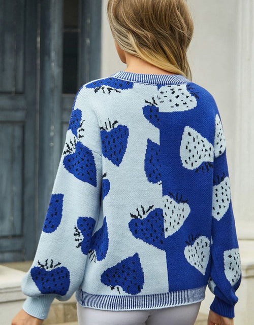 Load image into Gallery viewer, Angel Wings Printed V-Neck Button-Down Long Sleeve Cardigan
