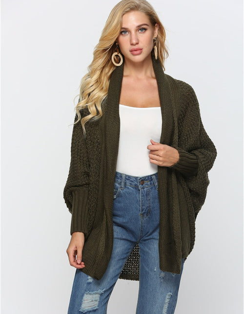 Load image into Gallery viewer, Angel Wings Open Front Batwing Sleeve Cardigan

