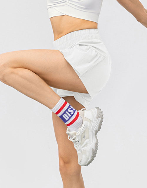 Load image into Gallery viewer, Elastic Waist Pocketed Active Shorts
