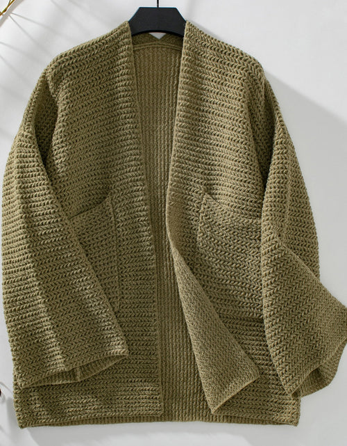 Load image into Gallery viewer, Open Front Long Sleeve Cardigan
