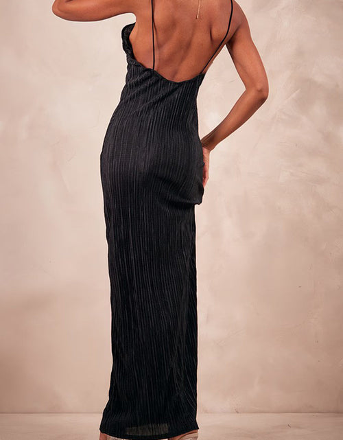 Load image into Gallery viewer, Backless Printed Maxi Cami Dress
