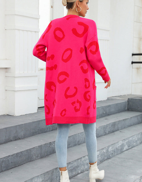 Load image into Gallery viewer, Angel Wings Printed Long Sleeve Cardigan with Pockets
