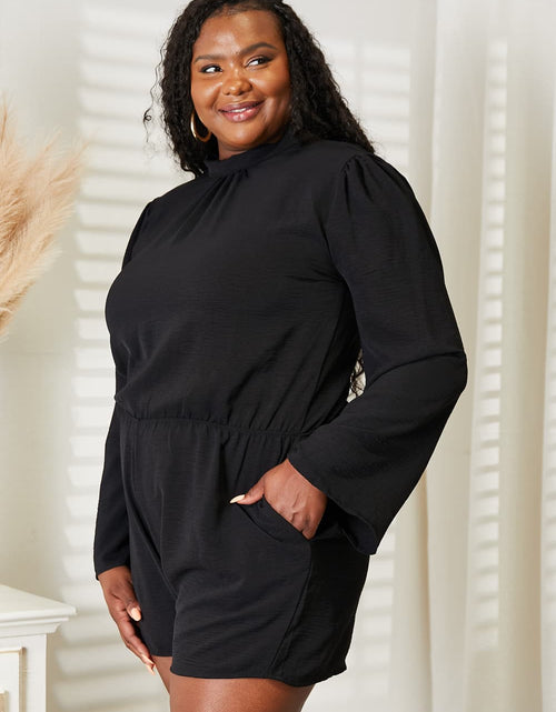 Load image into Gallery viewer, Culture Code Full Size Open Back Romper with Pockets
