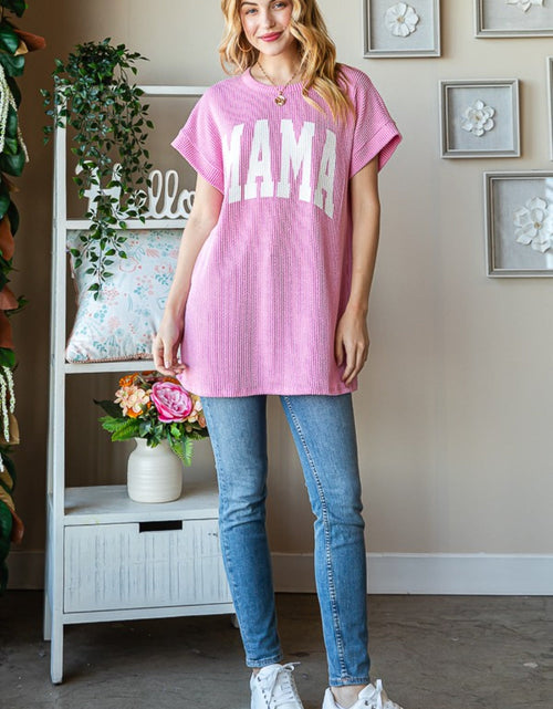 Load image into Gallery viewer, Heimish Full Size Letter Graphic Short Sleeve T-Shirt
