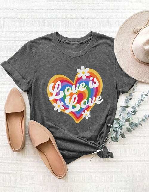 Load image into Gallery viewer, Graphic Round Neck Short Sleeve T-Shirt
