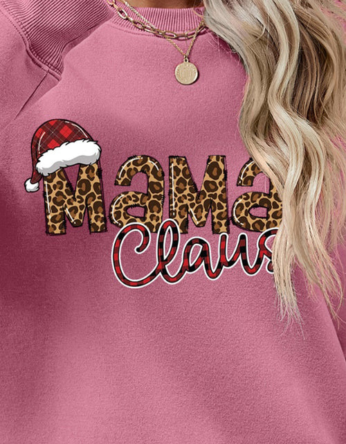 Load image into Gallery viewer, Round Neck Letter Graphic Long Sleeve Sweatshirt
