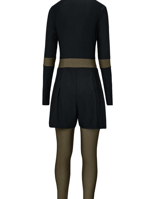 Load image into Gallery viewer, Zip Up Long Sleeve One-Piece Swimwear
