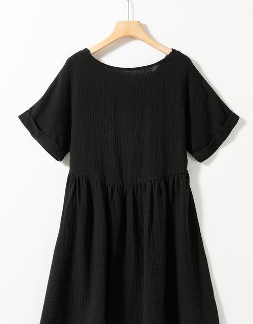 Load image into Gallery viewer, V-Neck Short Sleeve Dress

