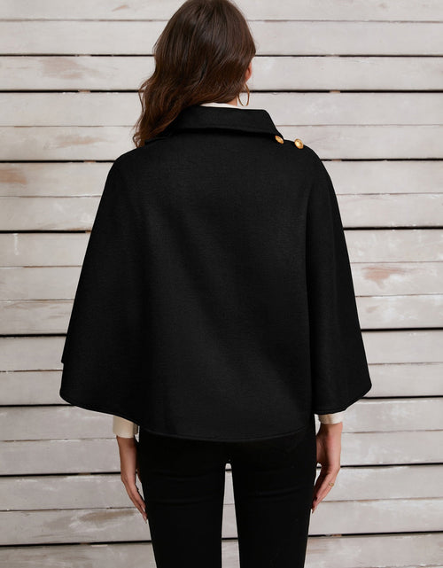 Load image into Gallery viewer, Collared Neck Cropped Cape
