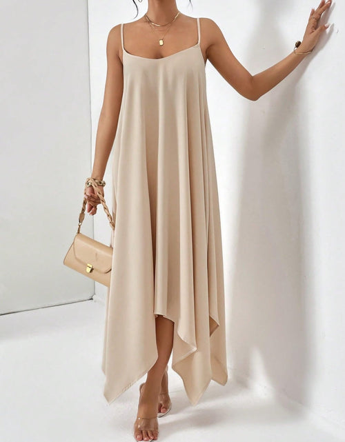 Load image into Gallery viewer, Scoop Neck Midi Cami Dress
