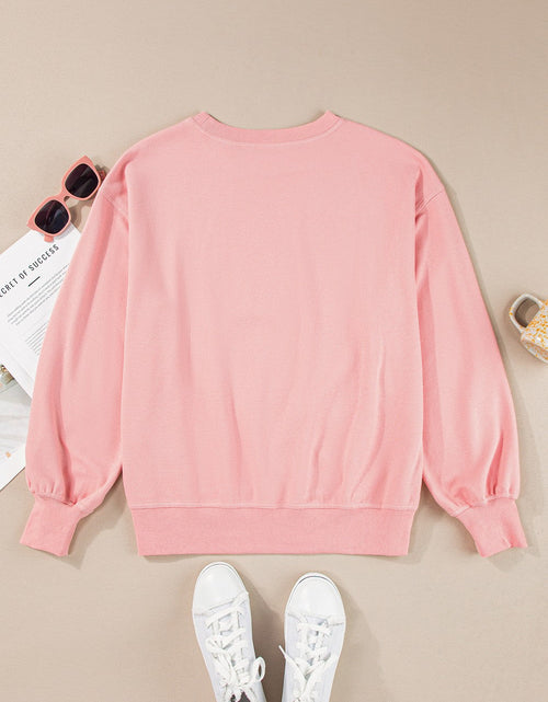 Load image into Gallery viewer, Round Neck Long Sleeve Sweatshirt

