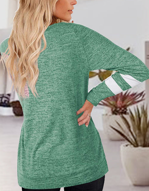 Load image into Gallery viewer, V-Neck Raglan Sleeve T-Shirt
