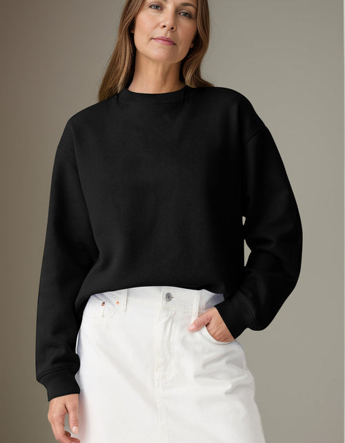 Load image into Gallery viewer, Round Neck Long Sleeve Sweatshirt

