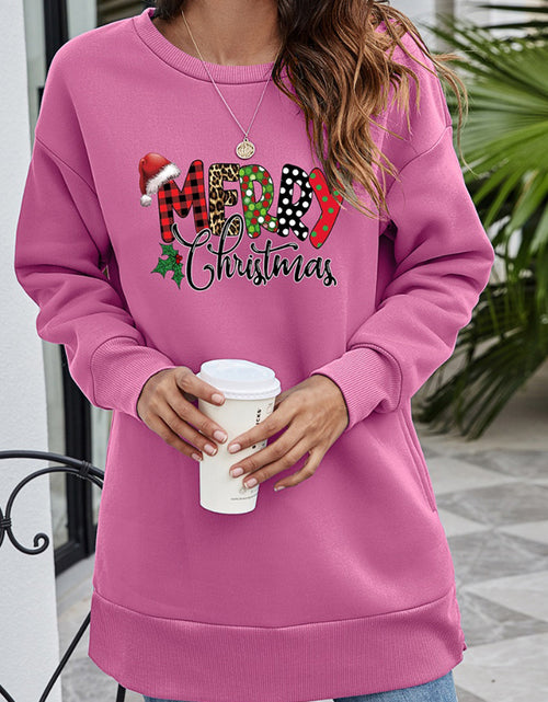 Load image into Gallery viewer, MERRY CHRISTMAS Graphic Sweatshirt
