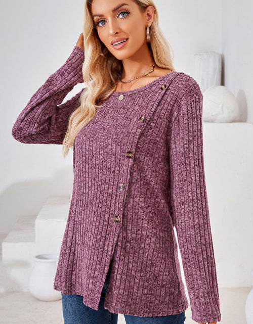 Load image into Gallery viewer, Round Neck Long Sleeve T-Shirt
