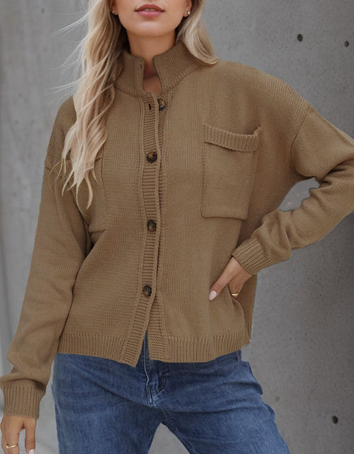 Load image into Gallery viewer, Button Up Long Sleeve Cardigan
