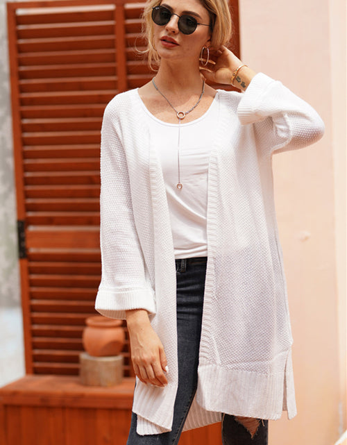 Load image into Gallery viewer, Open Front Long Sleeve Cardigan
