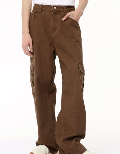 Load image into Gallery viewer, Hight Rise Wide Leg Cargo Pants
