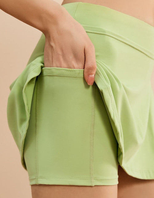Load image into Gallery viewer, High Waist Active Skort with Pockets
