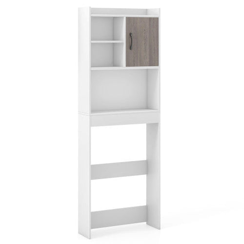 Load image into Gallery viewer, 4-Tier Space-saving Toilet Sorage Cabinet with Open Shelves

