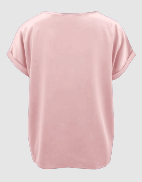 Load image into Gallery viewer, Round Neck Short Sleeve T-Shirt
