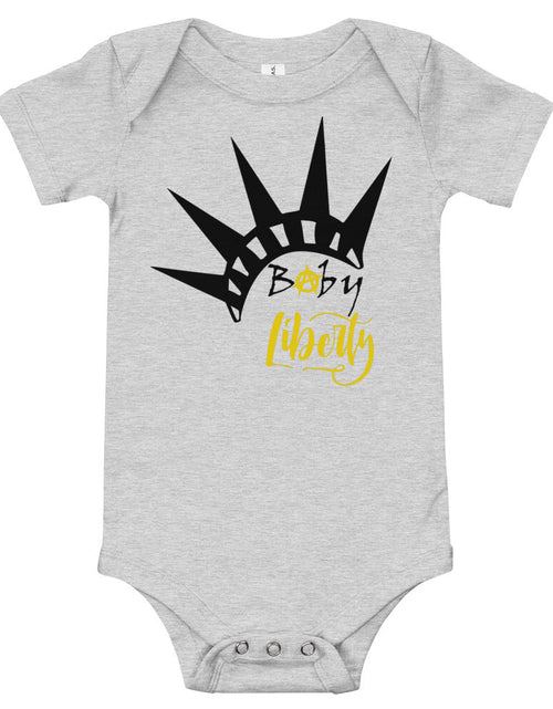 Load image into Gallery viewer, Baby Liberty Baby short sleeve one piece by Proud Libertarian
