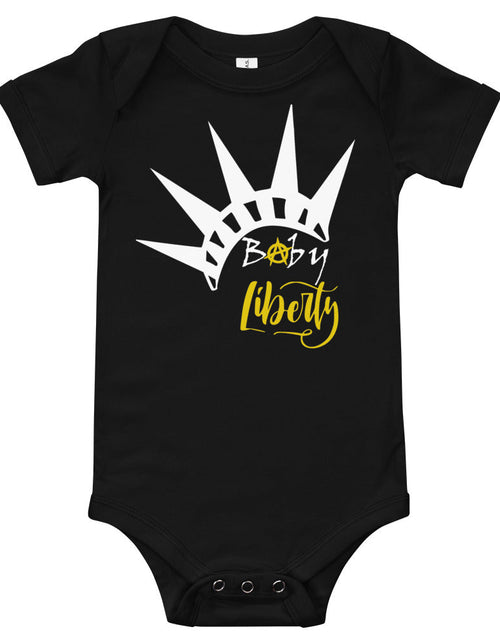 Load image into Gallery viewer, Baby Liberty Baby short sleeve one piece by Proud Libertarian
