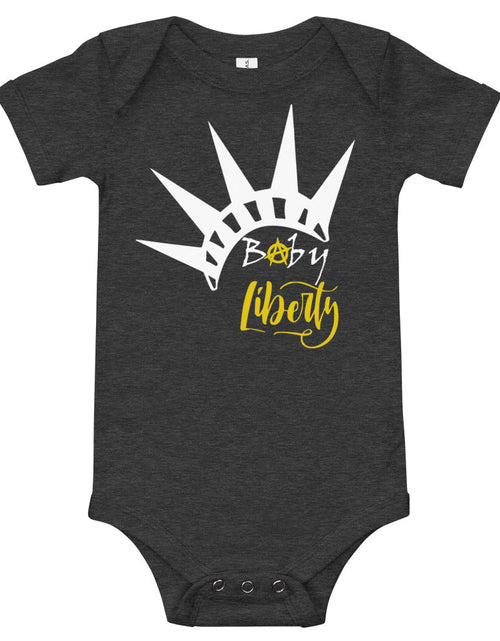 Load image into Gallery viewer, Baby Liberty Baby short sleeve one piece by Proud Libertarian
