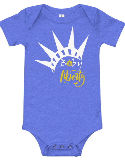 Load image into Gallery viewer, Baby Liberty Baby short sleeve one piece by Proud Libertarian

