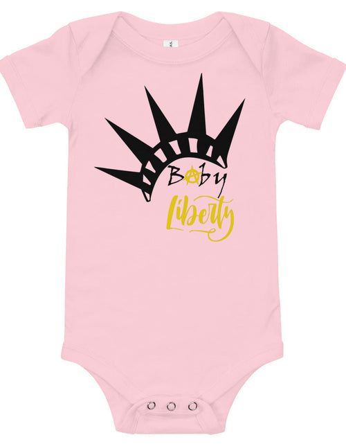 Load image into Gallery viewer, Baby Liberty Baby short sleeve one piece by Proud Libertarian
