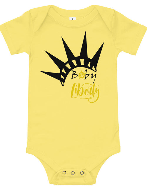 Load image into Gallery viewer, Baby Liberty Baby short sleeve one piece by Proud Libertarian
