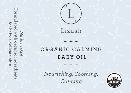 Load image into Gallery viewer, ORGANIC CALMING BABY OIL Nourishing, Soothing, Calming by Lizush

