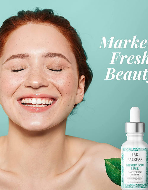 Load image into Gallery viewer, Bakuchiol Overnight Facial Repair Serum by 3rd + Fairfax Beauty, 2oz by  Los Angeles Brands
