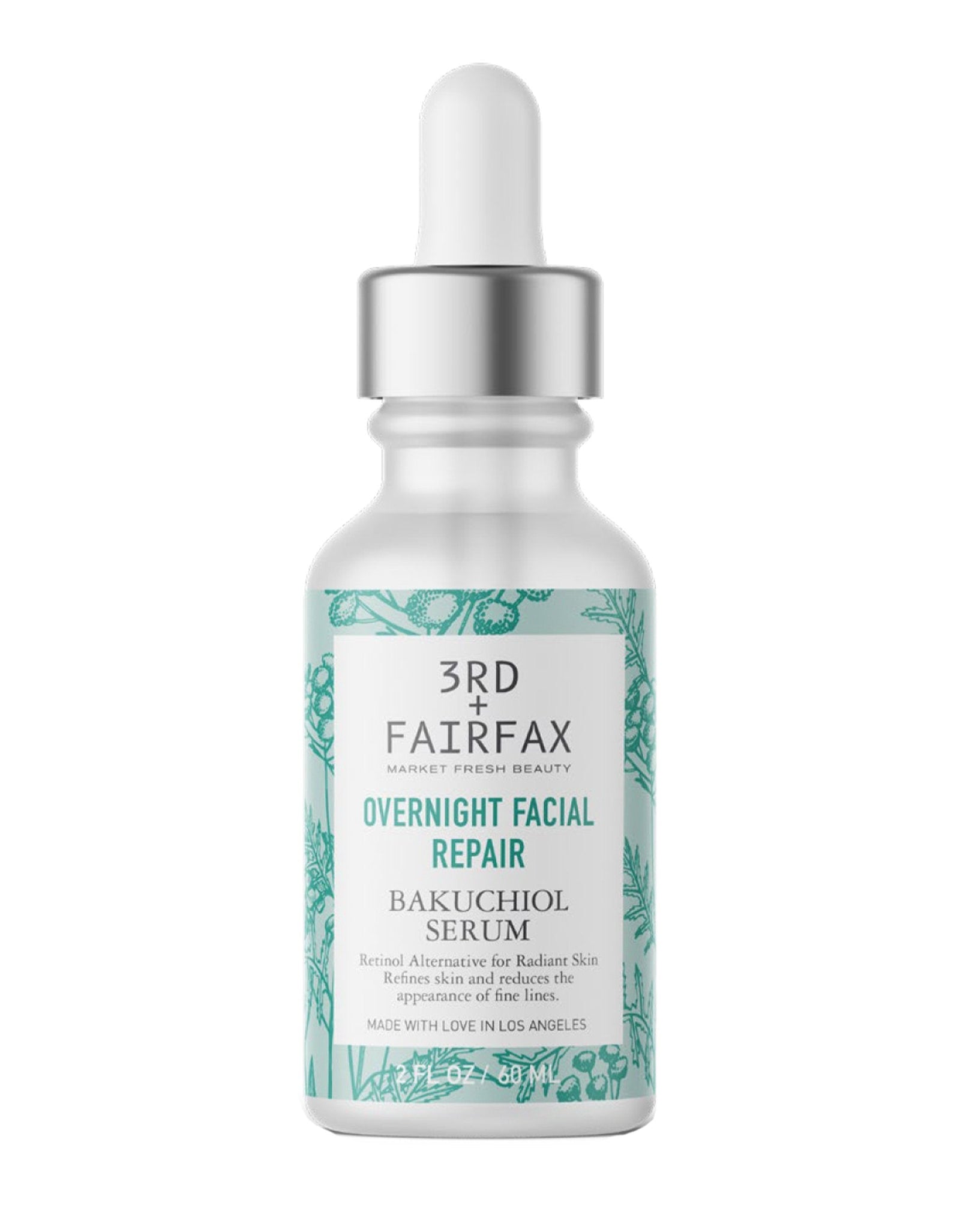 Bakuchiol Overnight Facial Repair Serum by 3rd + Fairfax Beauty, 2oz by  Los Angeles Brands