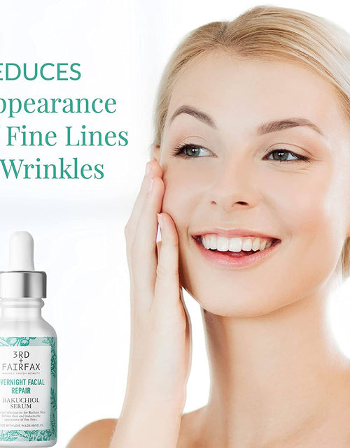 Load image into Gallery viewer, Bakuchiol Overnight Facial Repair Serum by 3rd + Fairfax Beauty, 2oz by  Los Angeles Brands
