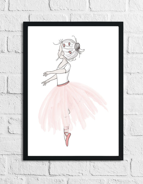 Load image into Gallery viewer, Ballerina Pink Children's Room Wall Bedroom Decor Print by WinsterCreations™ Official Store

